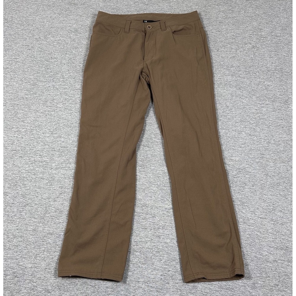 Under Armour Pants Mens 32x34 Tag (32x31 Fit) Brown Tactical Storm Work Outdoor